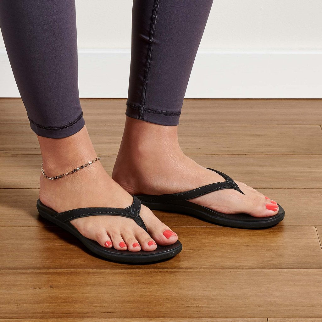OluKai Women's Aukai Sandals- Dark Java