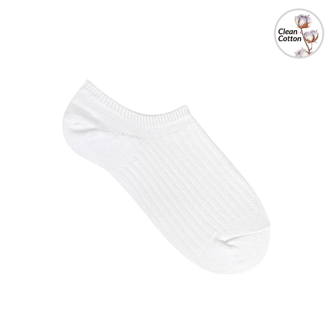 7DaysSocks Women's No Show Fragrant Ribbed Socks White - Orleans Shoe Co.