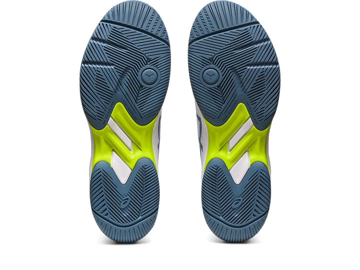 Asics Men’s Gel Game 9 White Steel Blue - Orleans Shoe Co.