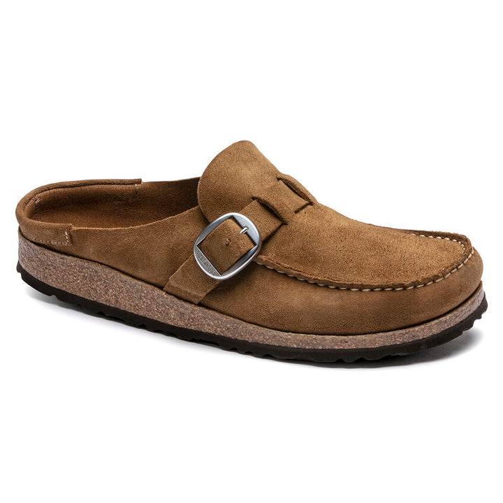 Women's Buckley Tea Suede Leather Clogs - Orleans Shoe Co.