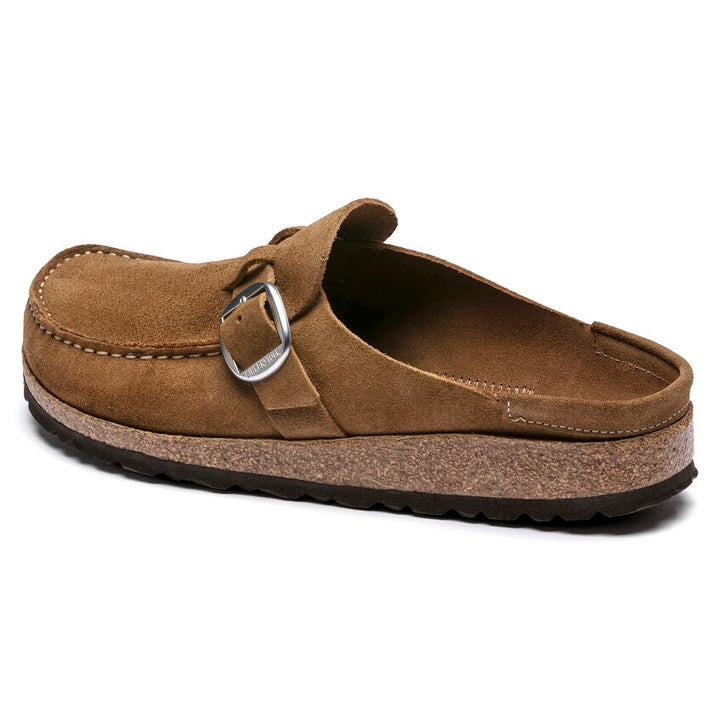 Women's Buckley Tea Suede Leather Clogs - Orleans Shoe Co.