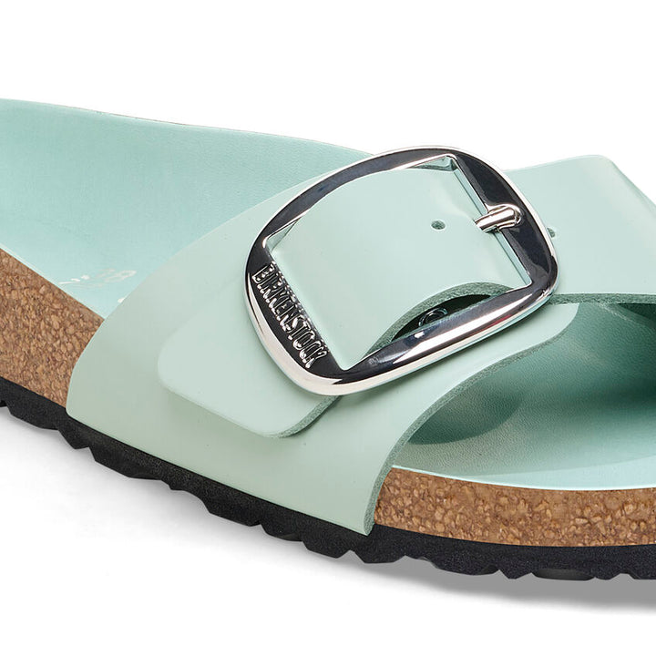 Birkenstock Women’s Madrid Big Buckle High Shine Surf Green - Orleans Shoe Co.