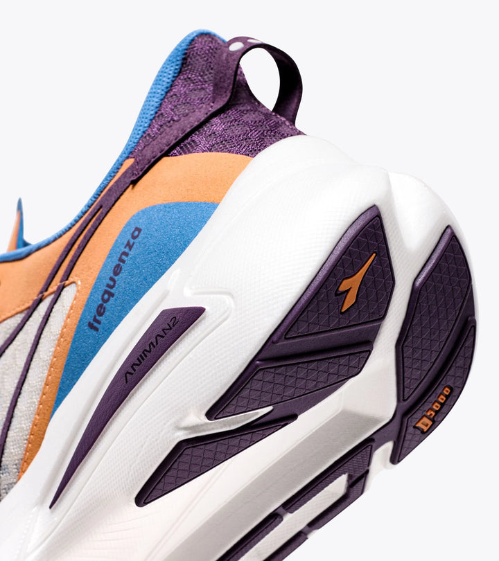 Diadora Men's Frequenza Whisper White Sunset Purple - Orleans Shoe Co.