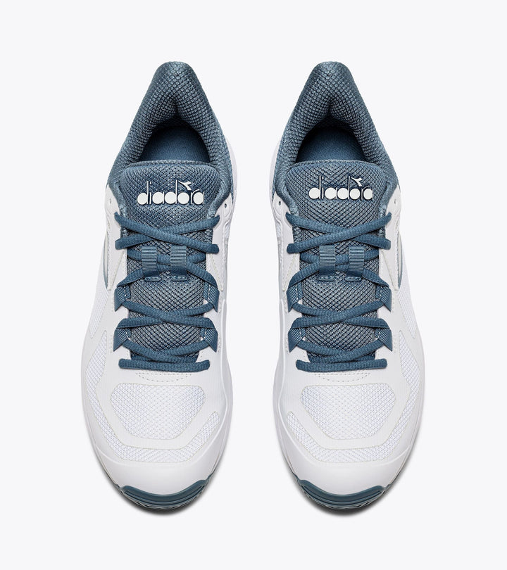 Diadora Men's Trofeo 2 AG Pickleball White Oceanview - Orleans Shoe Co.