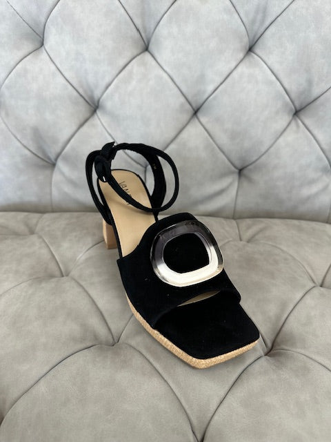 Vaneli Women's Marty Black Suede - Orleans Shoe Co.