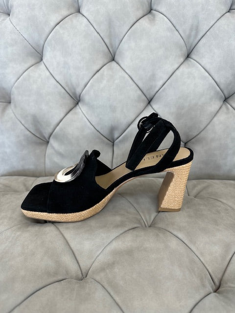 Vaneli Women's Marty Black Suede - Orleans Shoe Co.