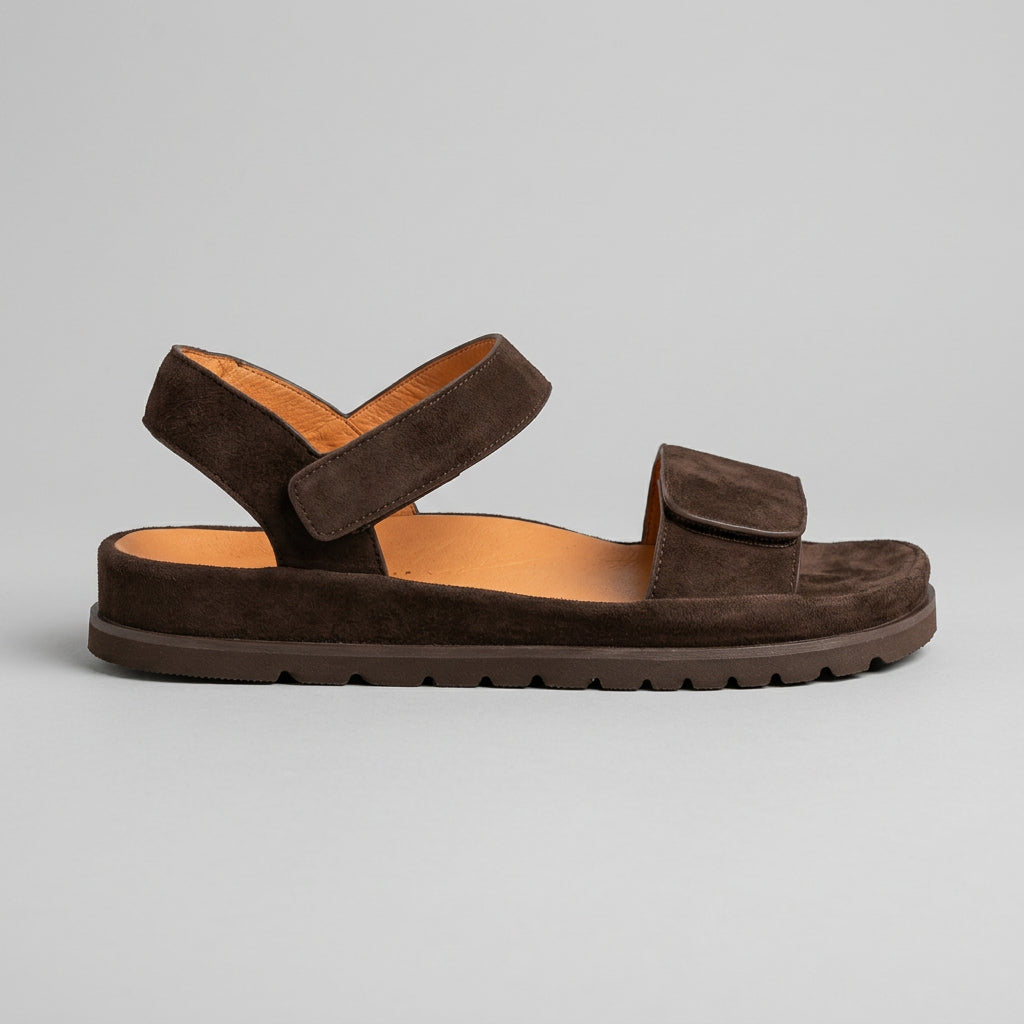 Jax & Bard Women's Bella Chocolate Suede | Orleans Shoe Co.