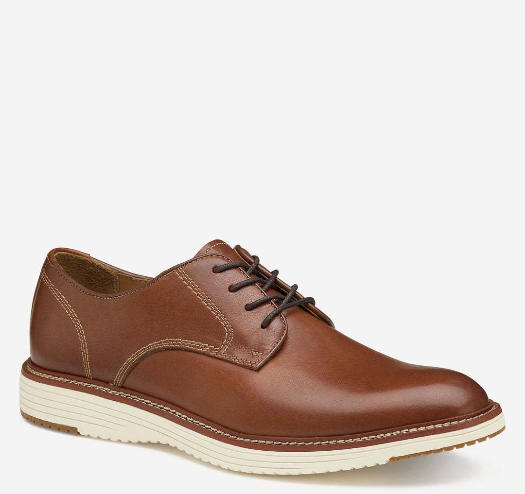 Johnston & Murphy Men’s Upton Plain Toe Tan Full Grain - Orleans Shoe Co.