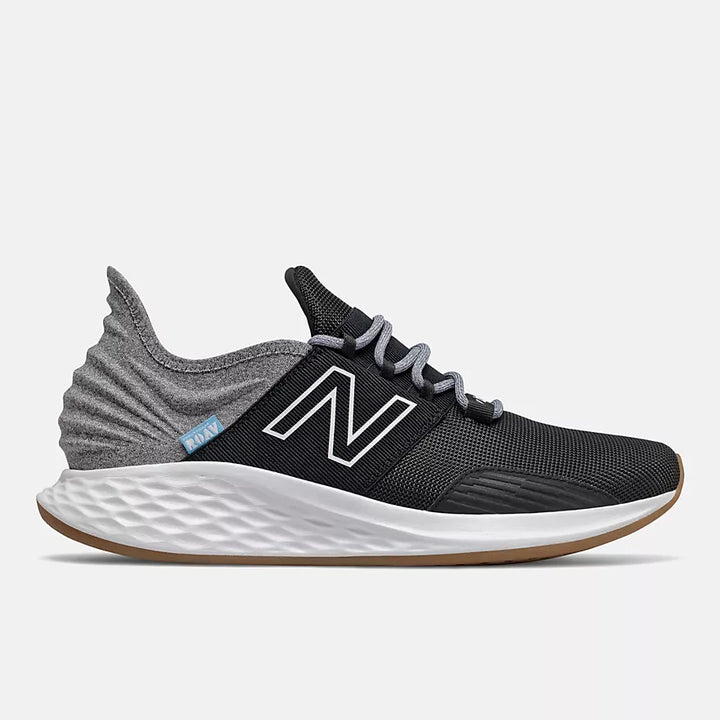 New Balance Men’s MROAVTK Fresh Foam Roav Tee Shirt Black Grey - Orleans Shoe Co.