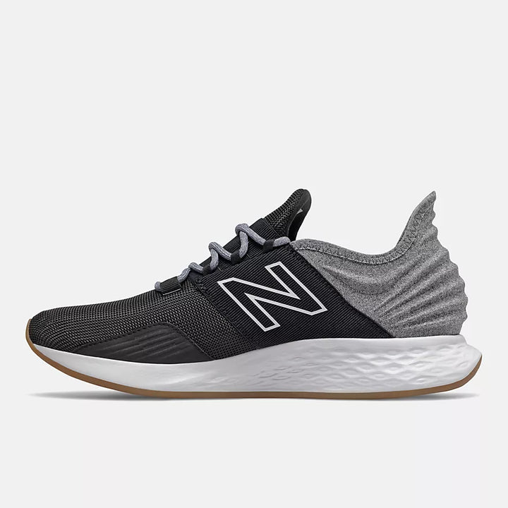 New Balance Men’s MROAVTK Fresh Foam Roav Tee Shirt Black Grey - Orleans Shoe Co.
