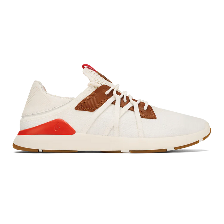 Olukai Men’s Mio Li Bright White Red Lava - Orleans Shoe Co.