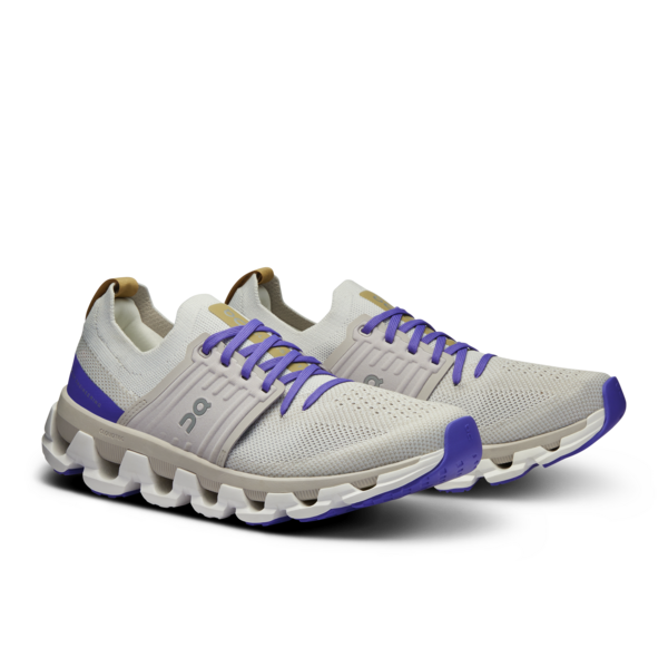 On Women’s Cloudswift 3 White Blueberry - Orleans Shoe Co.