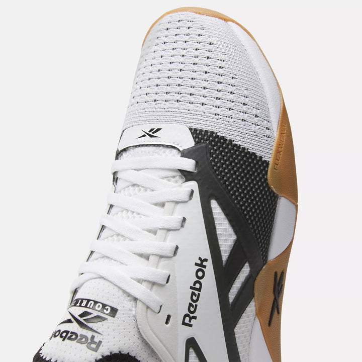Reebok Unisex Nano Court White Black Grey - Orleans Shoe Co.