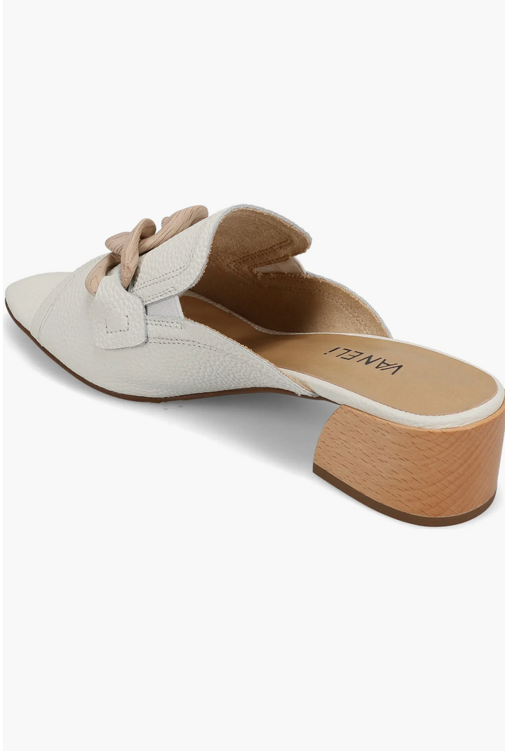 Vaneli Women's Cannia White Milled Calf - Orleans Shoe Co.