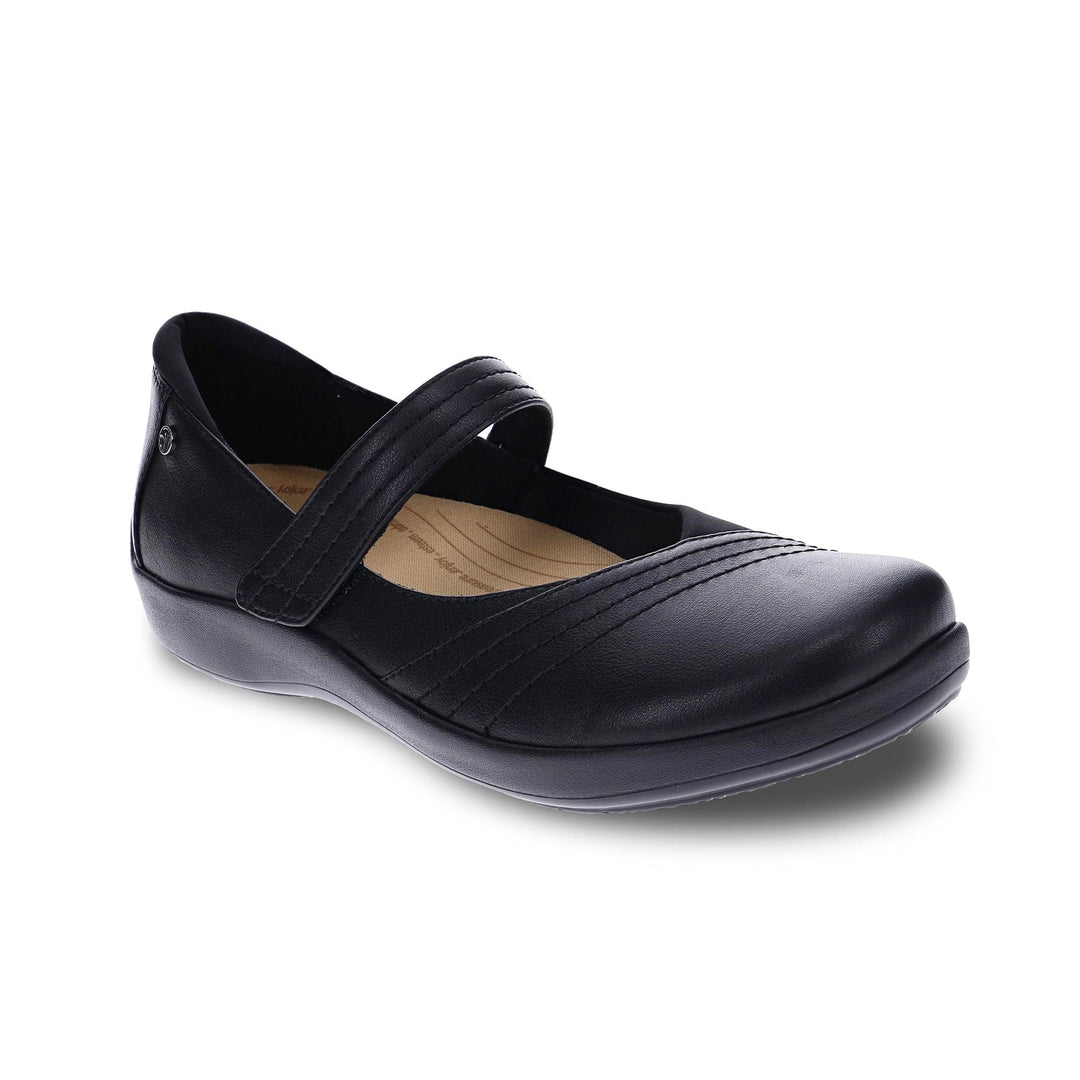 Revere Women's Timaru bunion friendly Mary Jane black - Orleans Shoe Co.