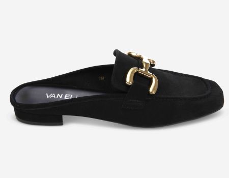 Vaneli Women's Shaine Black Suede - Orleans Shoe Co.