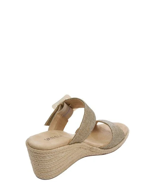 Vaneli Women’s Layla Camel Raffia - Orleans Shoe Co.