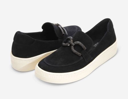 Vaneli Women's Ysalde Black Suede - Orleans Shoe Co.