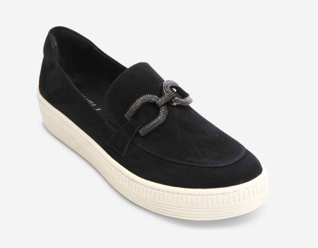 Vaneli Women's Ysalde Black Suede - Orleans Shoe Co.