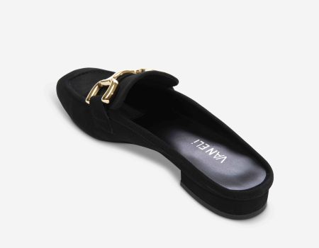 Vaneli Women's Shaine Black Suede - Orleans Shoe Co.