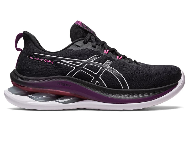 Women’s GEL-KINSEI MAX Black Lilac Hint - Orleans Shoe Co.