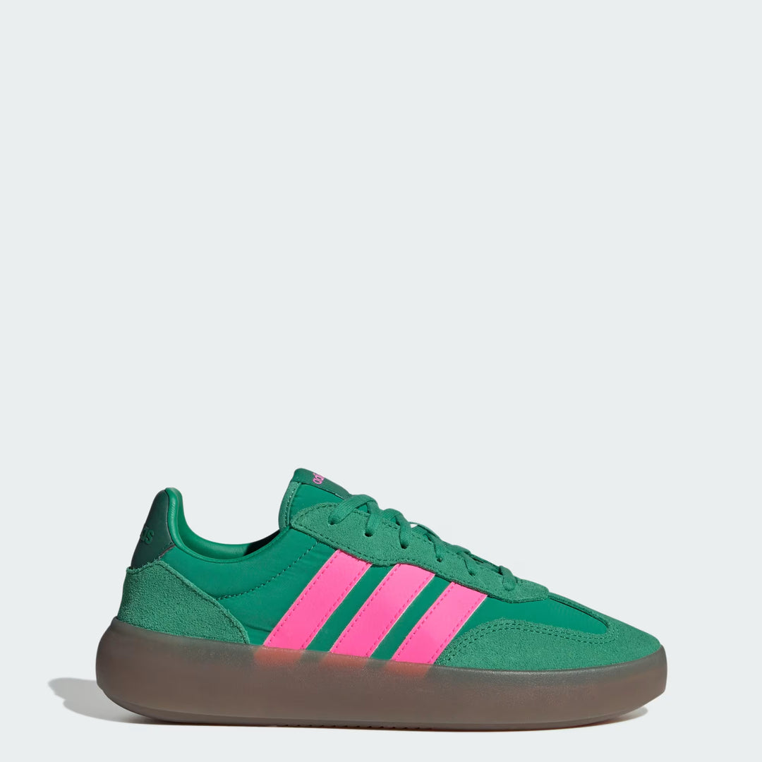 Adidas Women's Barreda Decode Semi Court Green Lucid Pink Collegiate Green JR3540 - Orleans Shoe Co.