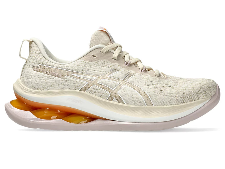 Asics Women's Gel Kinsei Max Oatmeal White - Orleans Shoe Co.