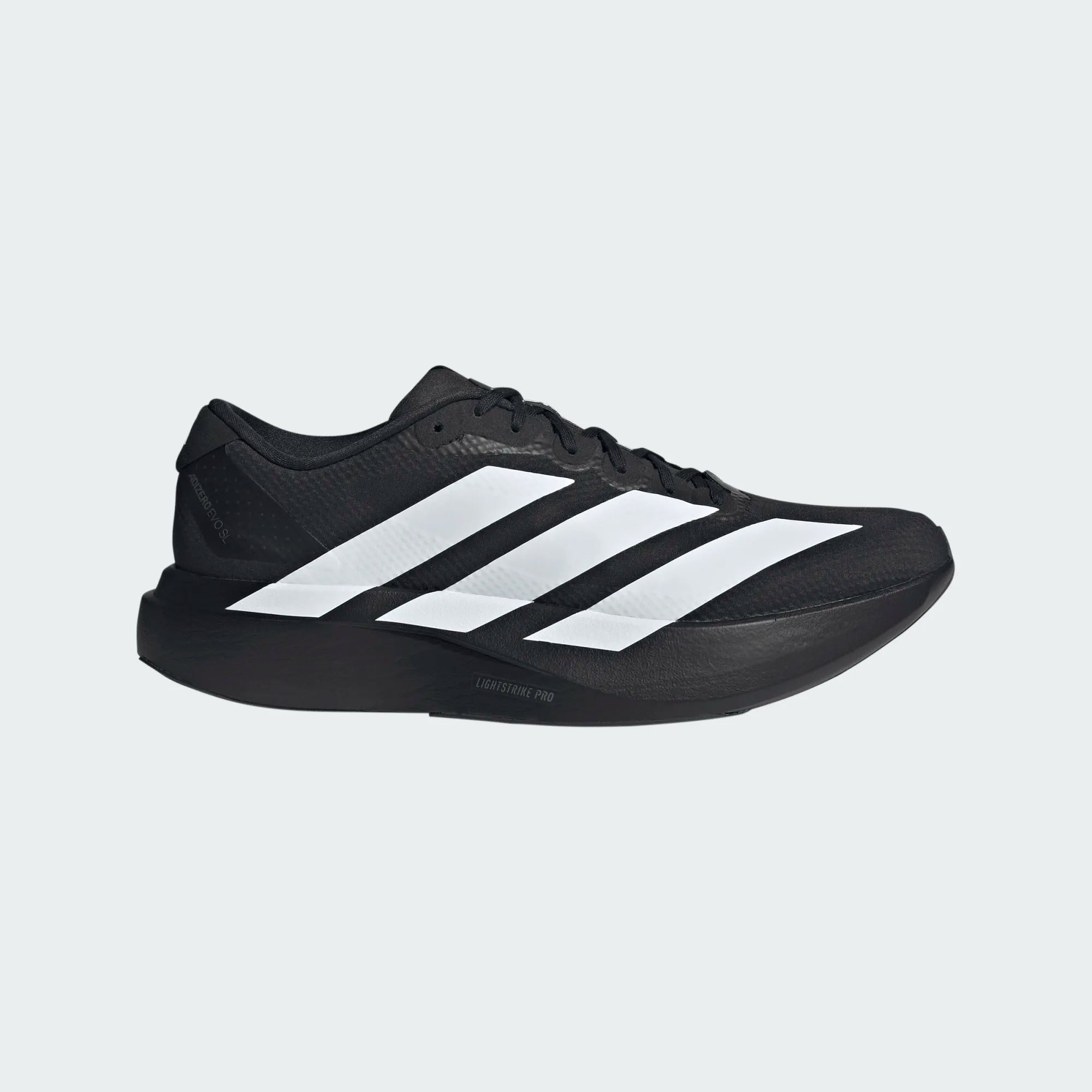 Adidas Men's Adizero EVO SL Woven Black White Carbon JR4728