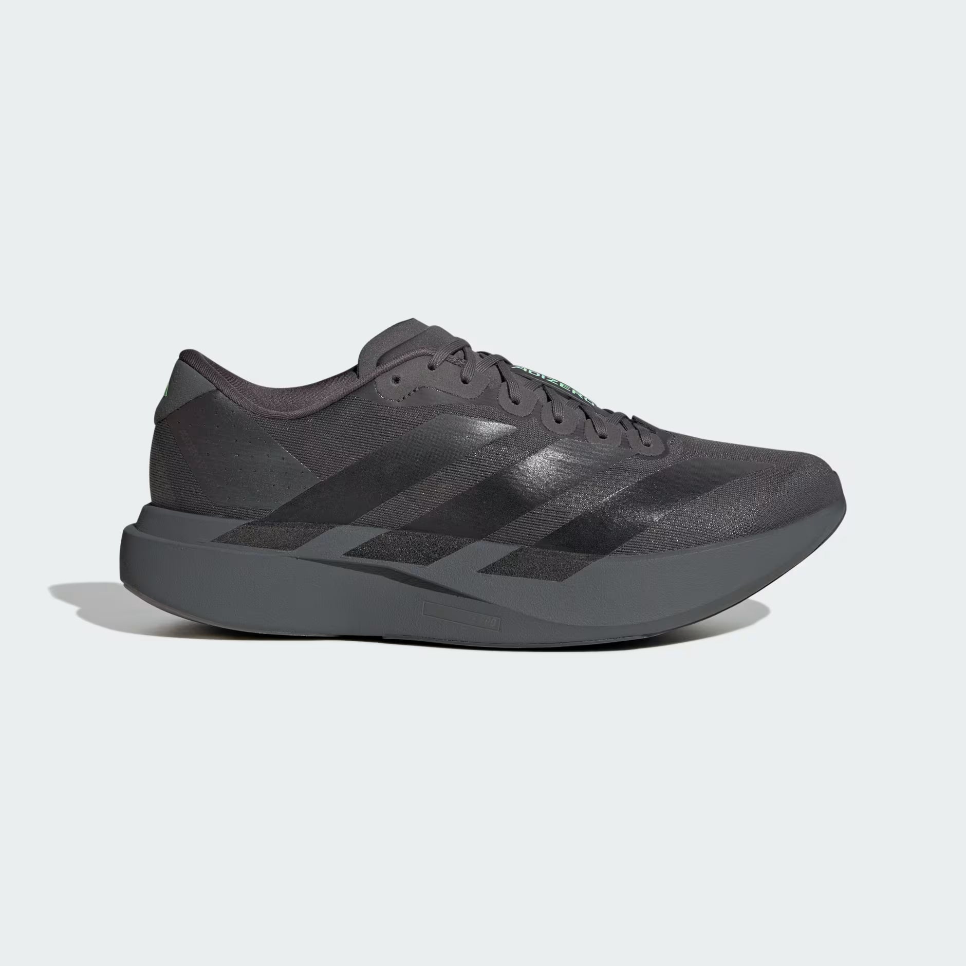 Adidas Men's Adizero Evo SL Grey Five Core Black Lime Burst KJ1364 Adidas Men's Adizero Evo SL Grey Five Core Black Lime Burst KJ1364
