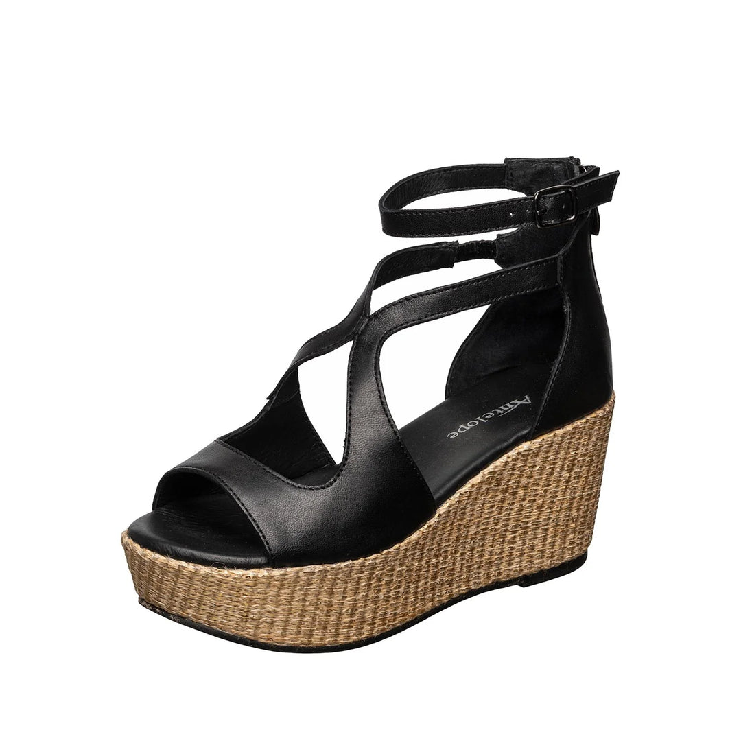 Antelope Women's H52 Hartlynn Black Leather - Orleans Shoe Co.