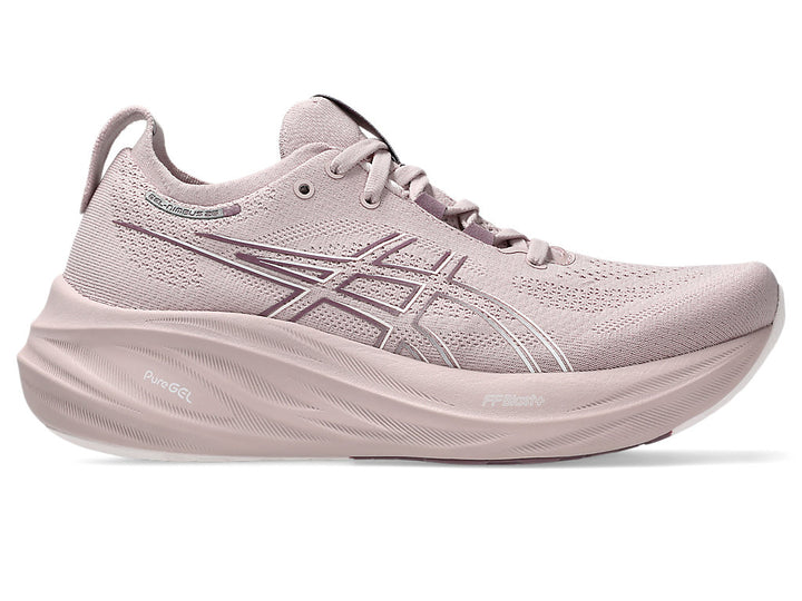 Asics Women's Gel Nimbus 26 Watershed Rose White - Orleans Shoe Co.