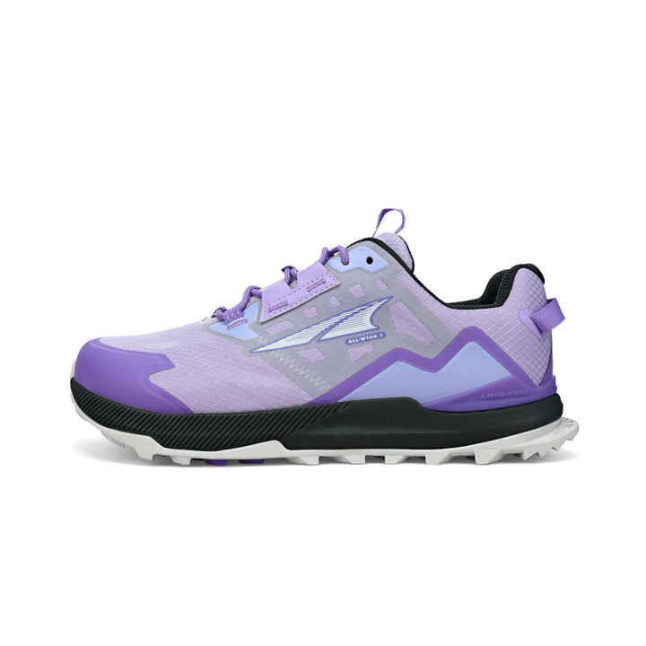 Altra Women’s Lone Peak Low 2 All-Wthr Gray Purple - Orleans Shoe Co.