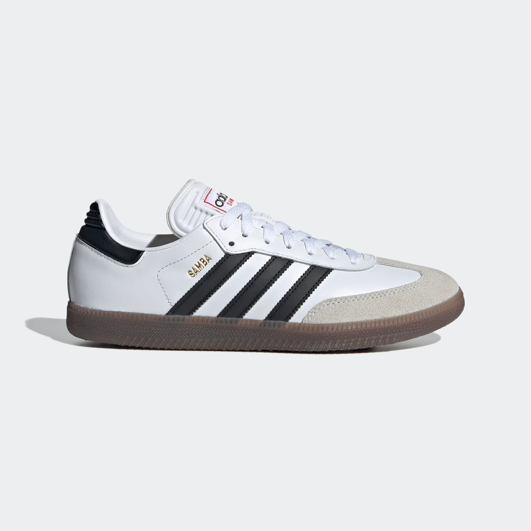 Adidas Unisex Samba Cloud White Core Black Vivid Red IH6001 - Orleans Shoe Co.
