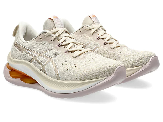 Asics Women's Gel Kinsei Max Oatmeal White – Orleans Shoe Co.
