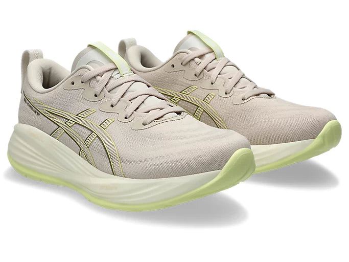 Asics Women's Gel Cumulus 27 Mineral Beige Huddle Yellow - Orleans Shoe Co.