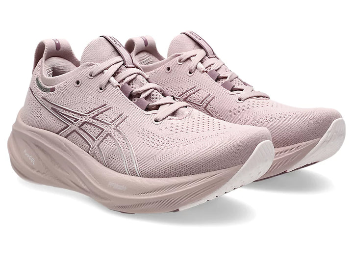 Asics Women's Gel Nimbus 26 Watershed Rose White - Orleans Shoe Co.
