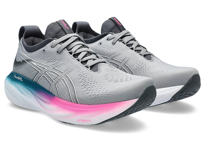 Asics Women’s Gel Nimbus 25 Sheetrock White - Orleans Shoe Co.