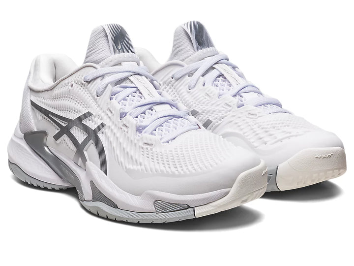 Asics Women’s Court FF3 White Pure Silver - Orleans Shoe Co.