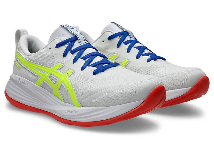 Asics Men's Gel-Cumulus 27 ATC White Safety Yellow - Orleans Shoe Co.