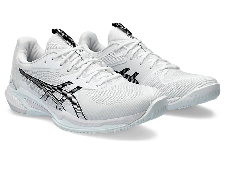 Asics Men's Solution Speed FF 3 White Black - Orleans Shoe Co.