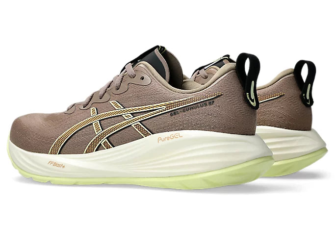 Asics Men's Gel Cumulus 27 Taupe Grey Black - Orleans Shoe Co.