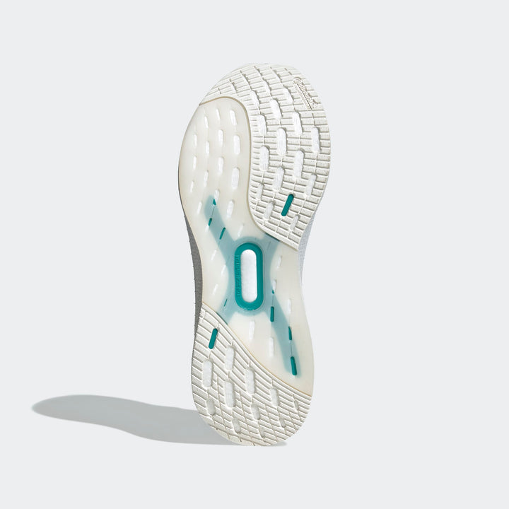 Adidas Men's Ultraboost 5X Core White Pure Teal Dash Grey JI3244 - Orleans Shoe Co.