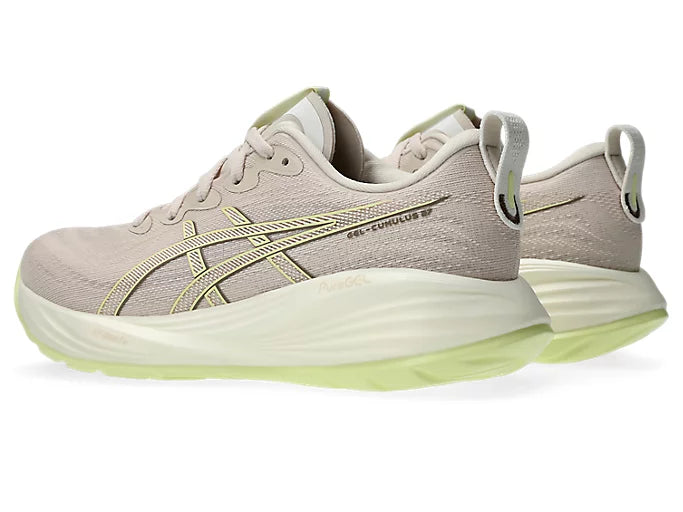 Asics Women's Gel Cumulus 27 Mineral Beige Huddle Yellow - Orleans Shoe Co.