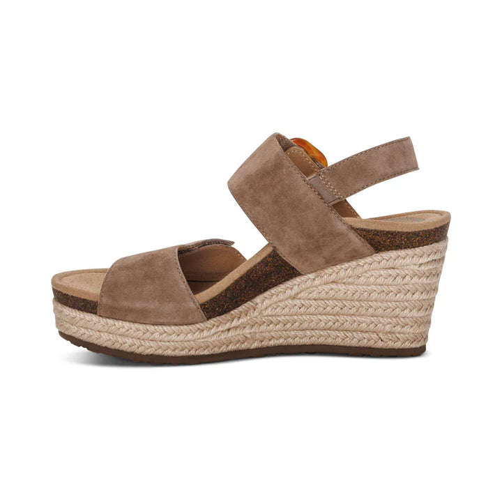 Aetrex Women's Ashley Taupe - Orleans Shoe Co.