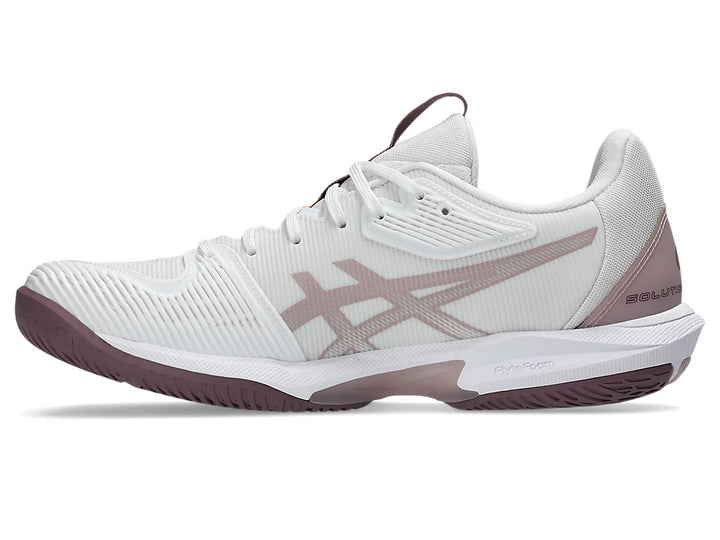 Asics Women's Solution Speed FF 3 White Dusty Mauve - Orleans Shoe Co.