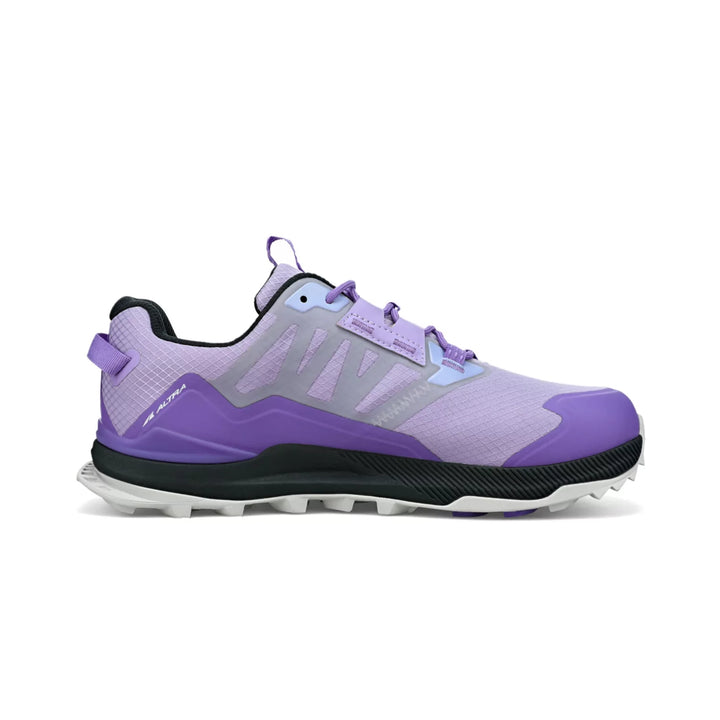 Altra Women’s Lone Peak Low 2 All-Wthr Gray Purple - Orleans Shoe Co.