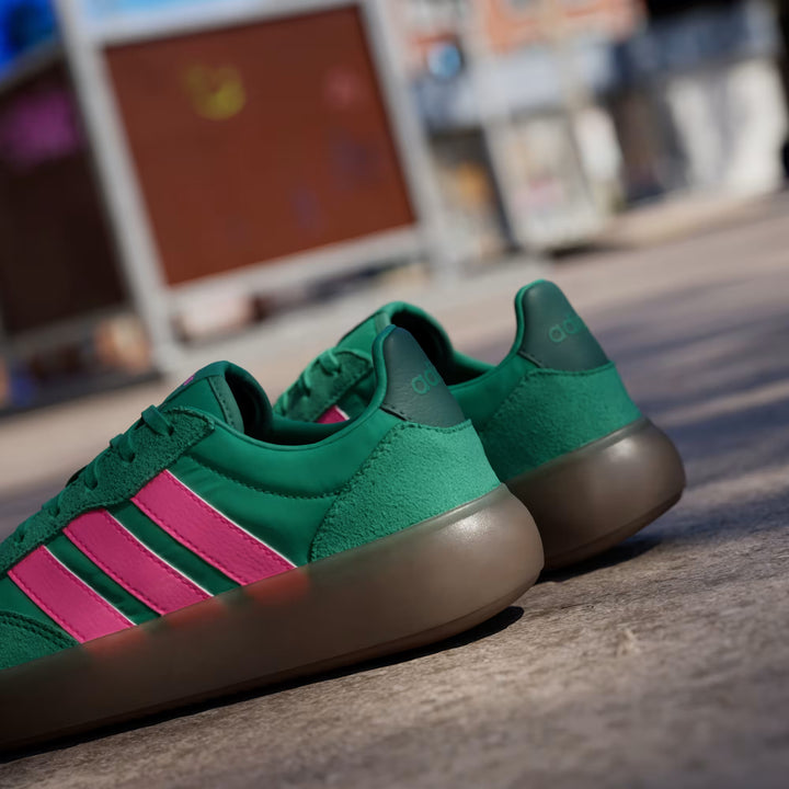 Adidas Women's Barreda Decode Semi Court Green Lucid Pink Collegiate Green JR3540 - Orleans Shoe Co.