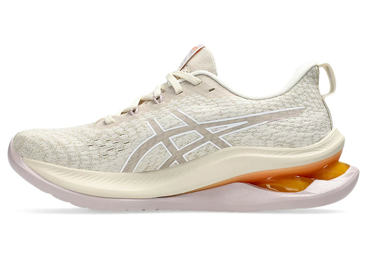 Asics Women's Gel Kinsei Max Oatmeal White - Orleans Shoe Co.