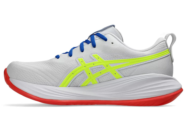 Asics Men's Gel-Cumulus 27 ATC White Safety Yellow - Orleans Shoe Co.