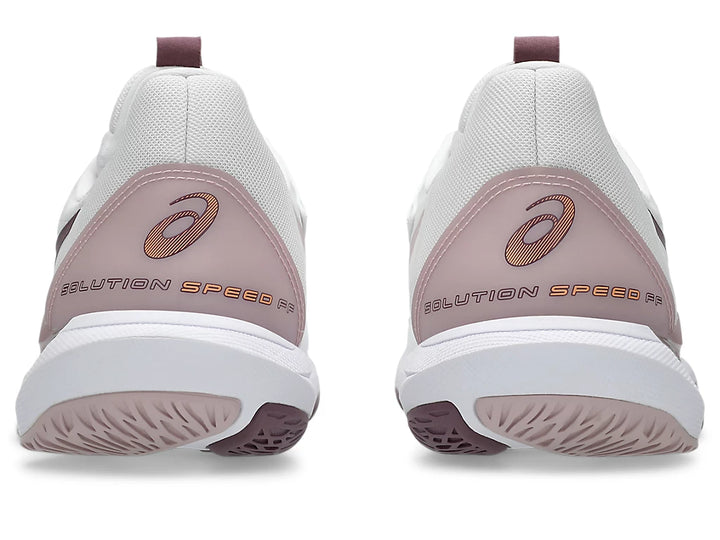 Asics Women's Solution Speed FF 3 White Dusty Mauve - Orleans Shoe Co.
